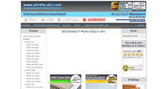 Desktop Screenshot of plinthe-alu.com